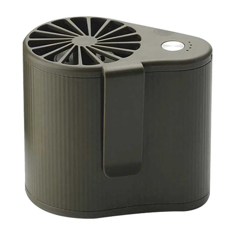 Mini ventilátor klipem tmavě Aspen