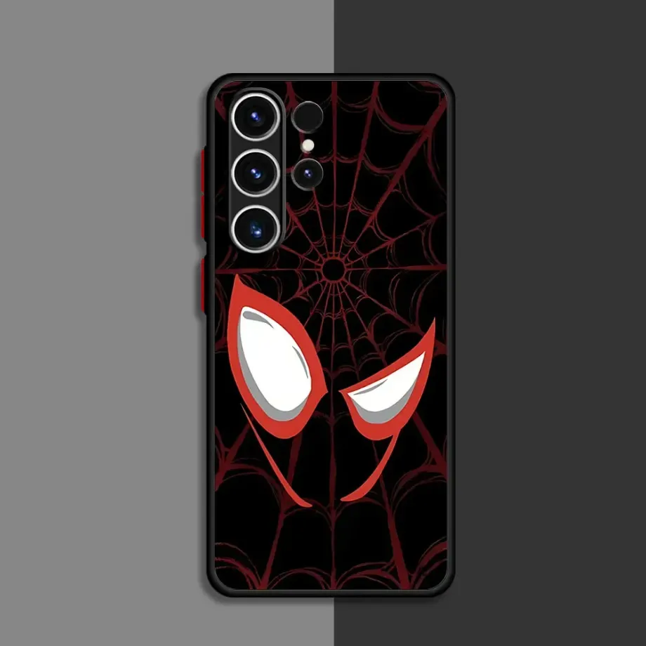 Kryt na telefony Samsung s motivy masky superhrdiny Spider-man