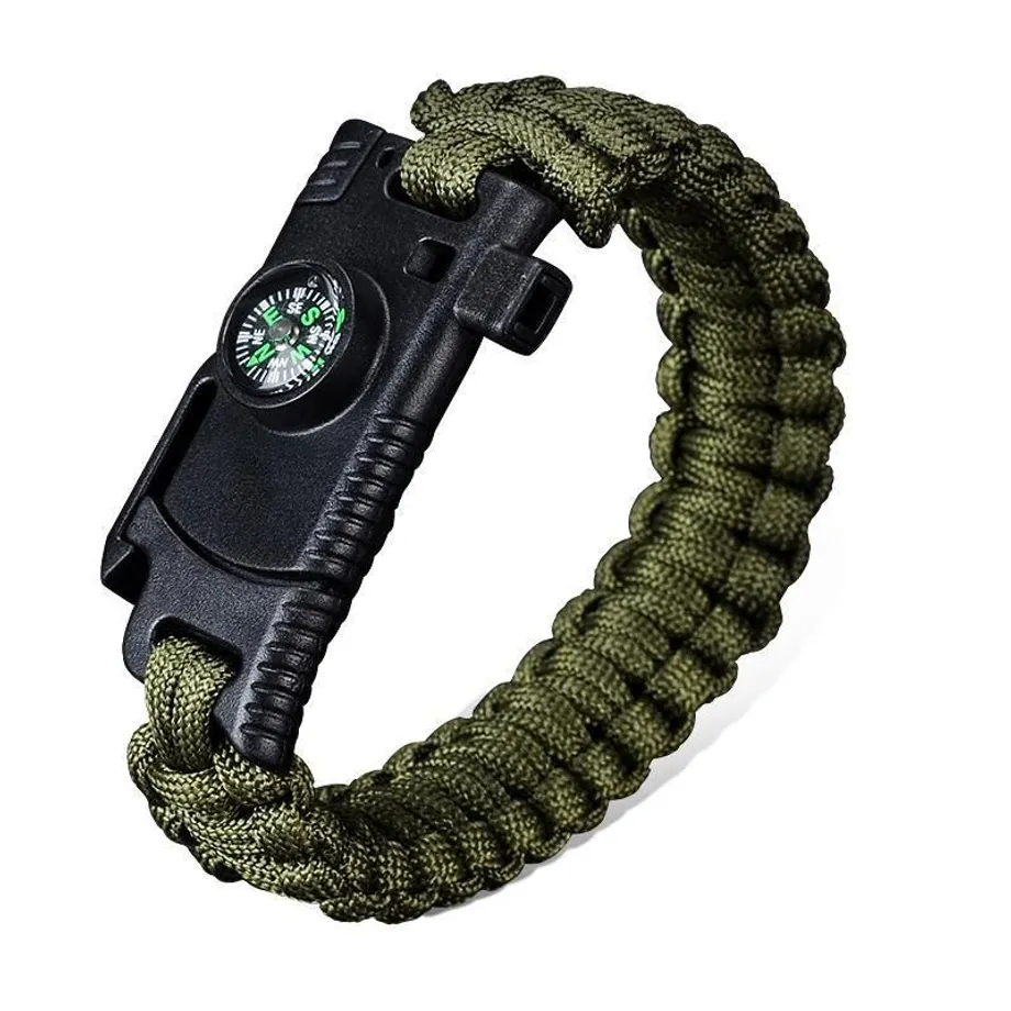 Paracord náramek pro přežití - sada nástrojů pro přežití, kterou můžete nosit na zápěstí