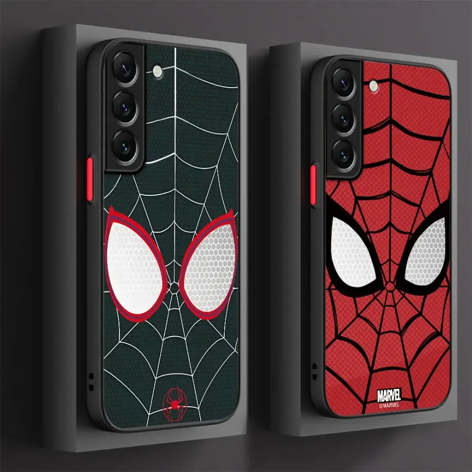 Kryt na telefony Samsung s motivy masky superhrdiny Spider-man