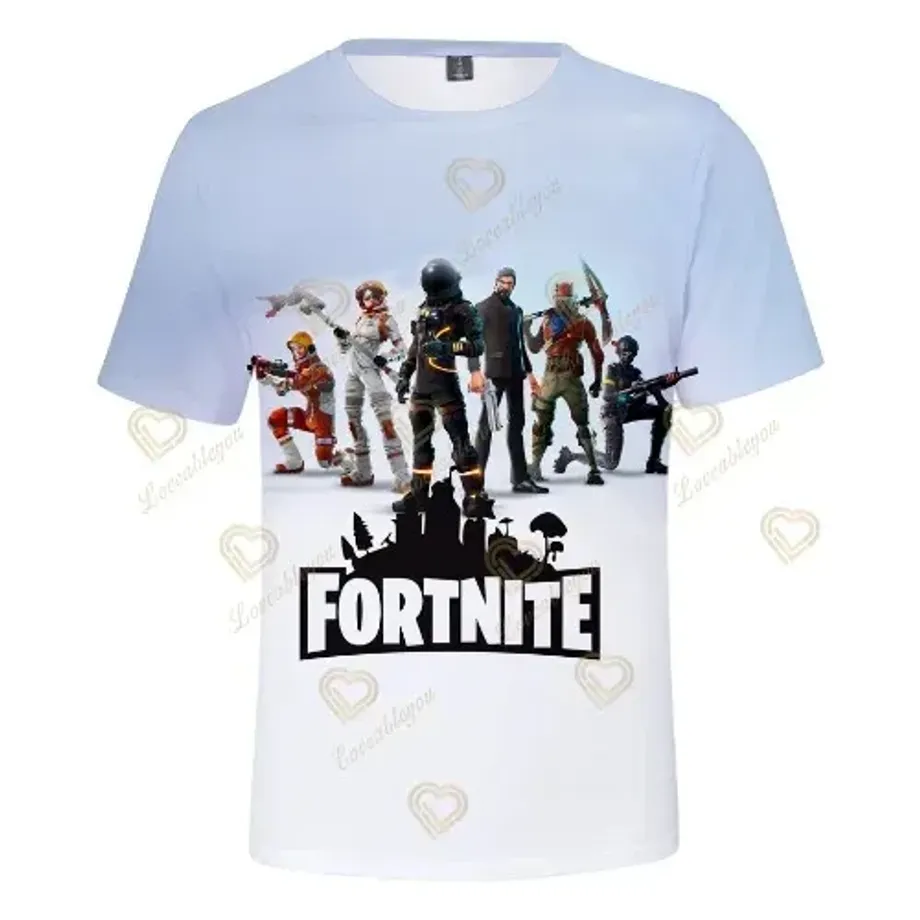 Stylové unisex tričko s krátkým rukávem a různými motivy z oblíbené hry Fortnite