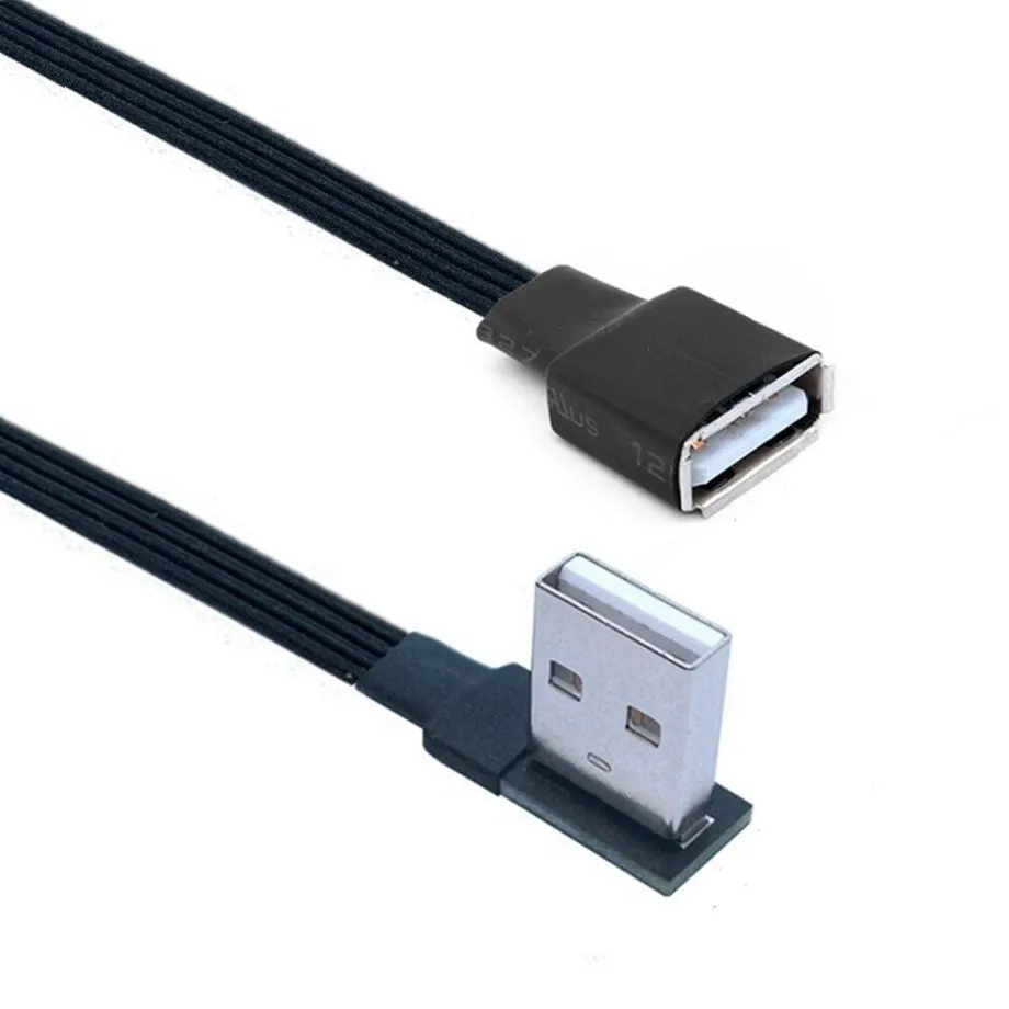 Plochý prodlužovací kabel USB.0 /F 0 cm Riley 3 100cm