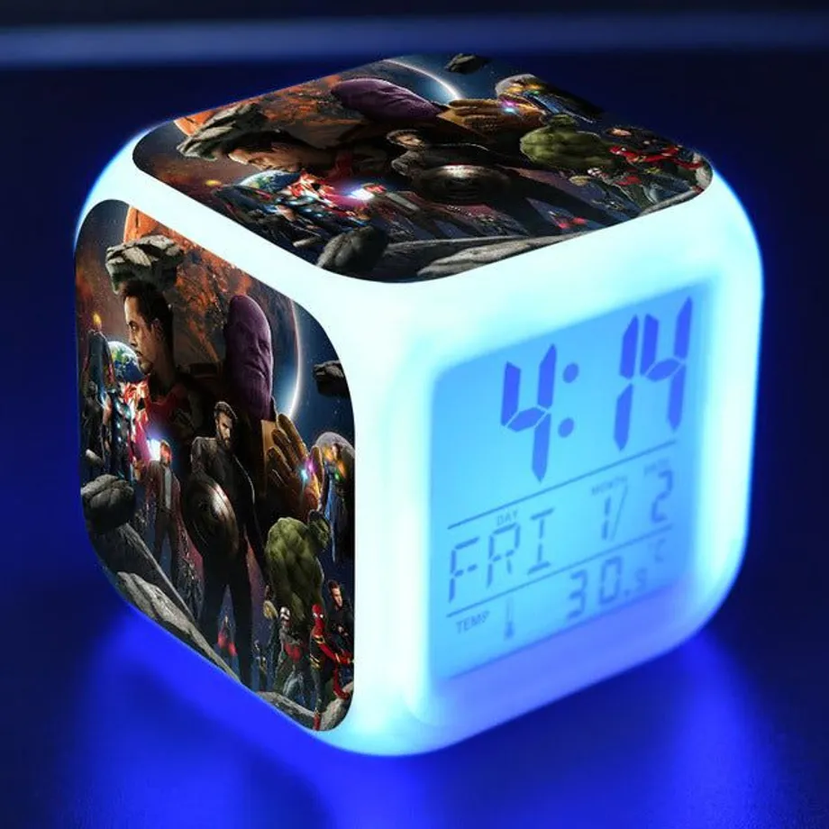 Digitální budík LED Marvel Avengers 3