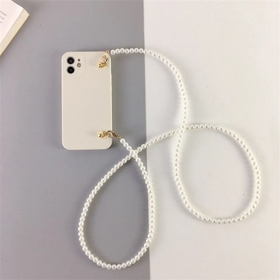 Krásné perličkové crossbody pouzdro na iPhone