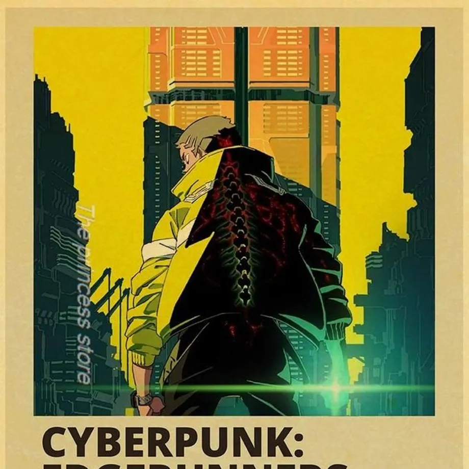 Papírové plakáty Cyberpunk 2077