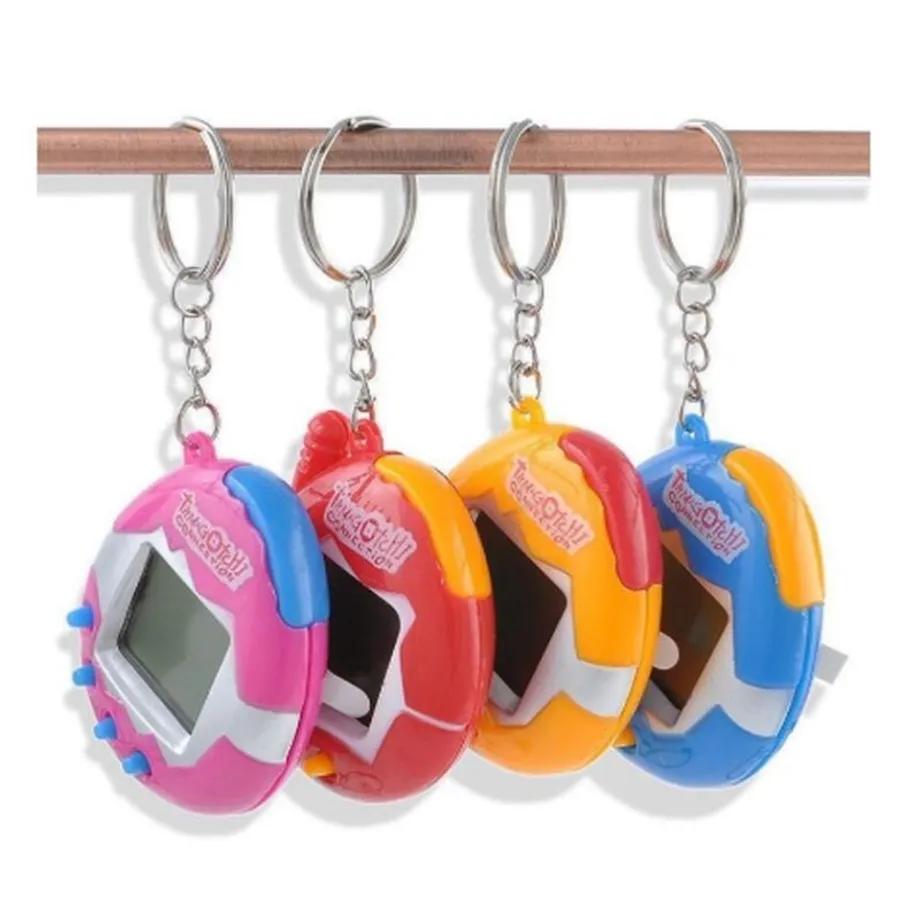 Dětská retro hračka Tamagotchi v dinosauřím vejci