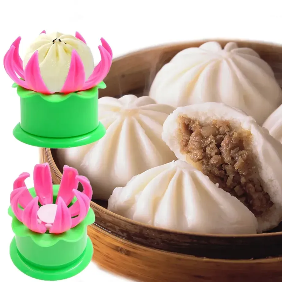 Kuchyně DIY Těsto Koláč Dumpling Maker Čínské Baozi Formičky Pečení A Pečivo Nástroj Pařené Plněné Bunky Vyrábějící Formičky Bun Maker