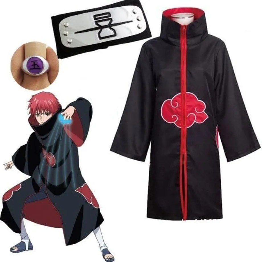 Naruto Akatsuki Halloween kostým sasori 155