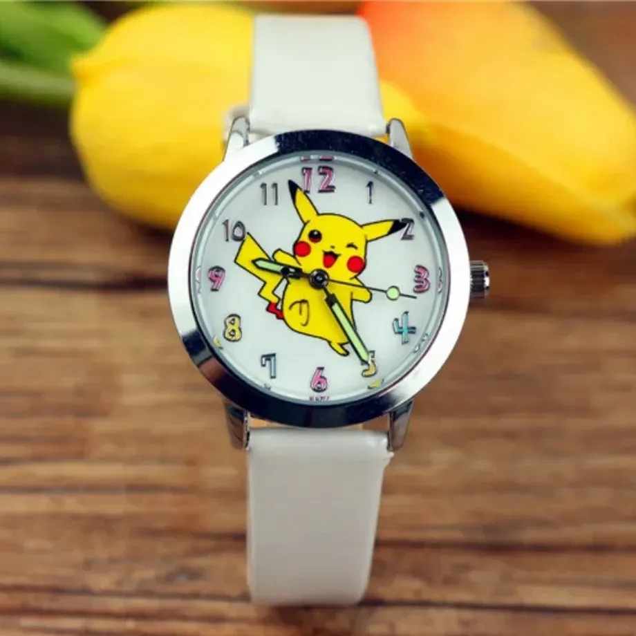 Dětské náramkové analogové hodinky s motivem Pokémona Pikachu