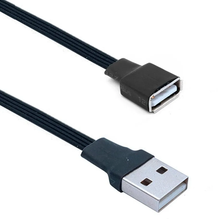 Plochý prodlužovací kabel USB.0 /F 0 cm Riley 5 100cm