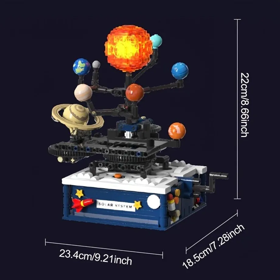 Kosmická Stavebnice Puzzle - Naučná Hra o Planetách