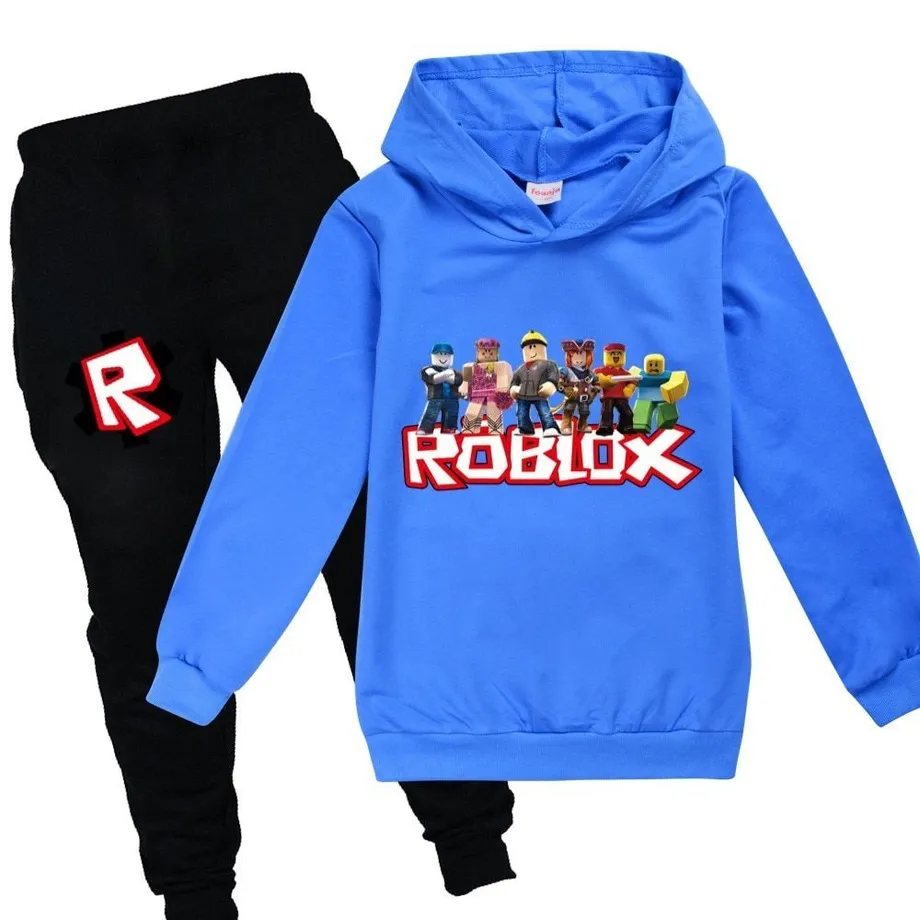 Dětská tepláková souprava Roblox Build a8-blue-black 3-4-roky