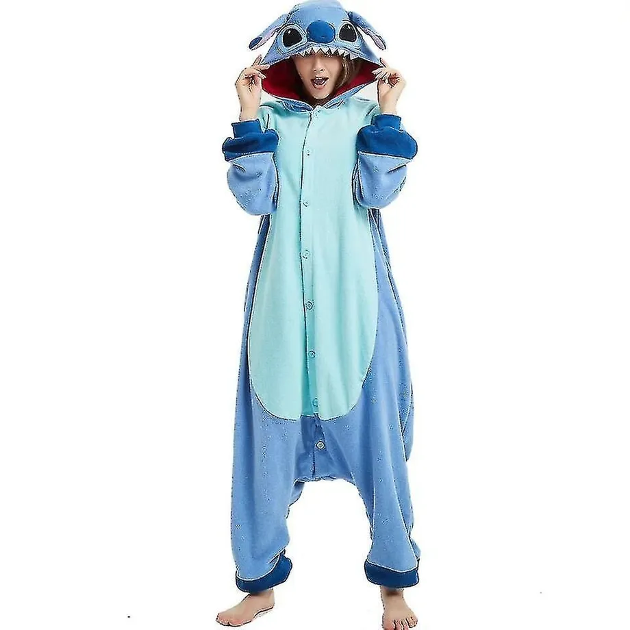 Overalové unisex pyžamo Anime Stitch