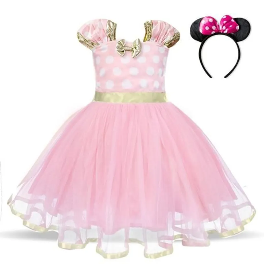 Dětské šaty Minnie 06-with-headband 4t