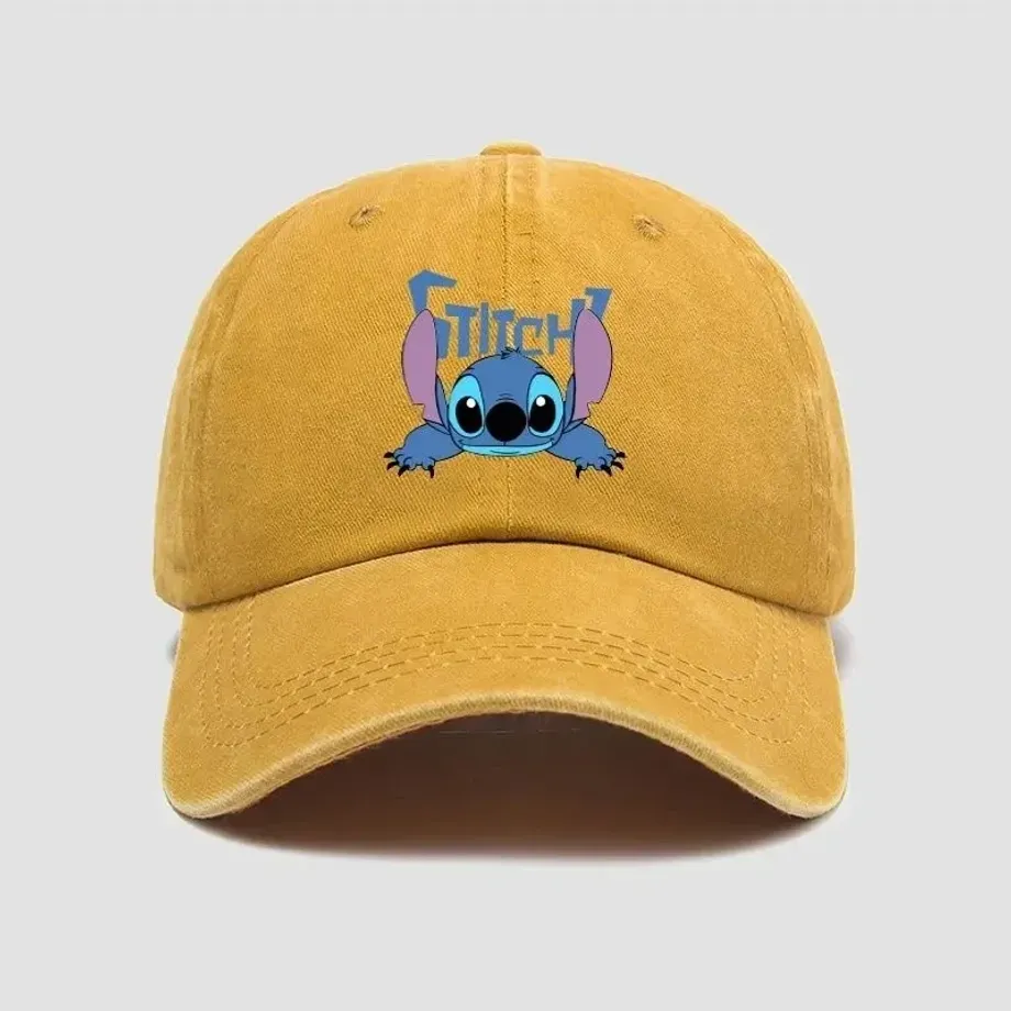 Dětská unisex trendy stylová kšiltovka s motivem oblíbené postavičky Stitch