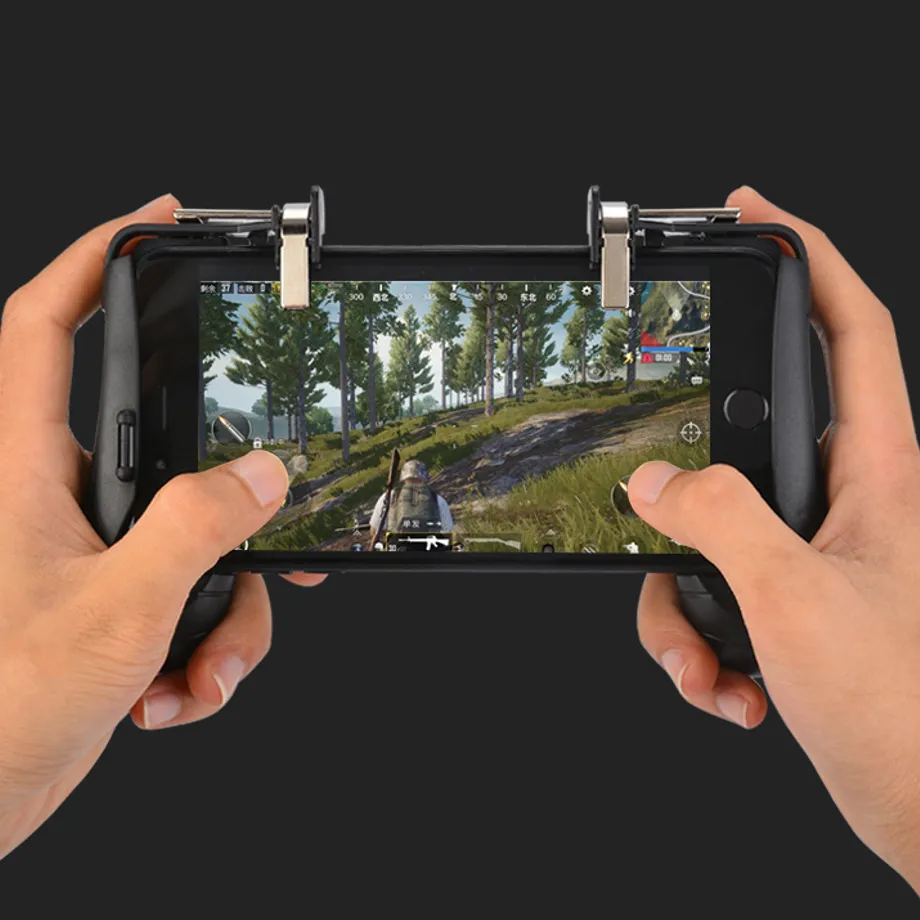 Čtyři v jednom Gamepad pro telefon Konzole Trigger Controller Střílečka pro hry