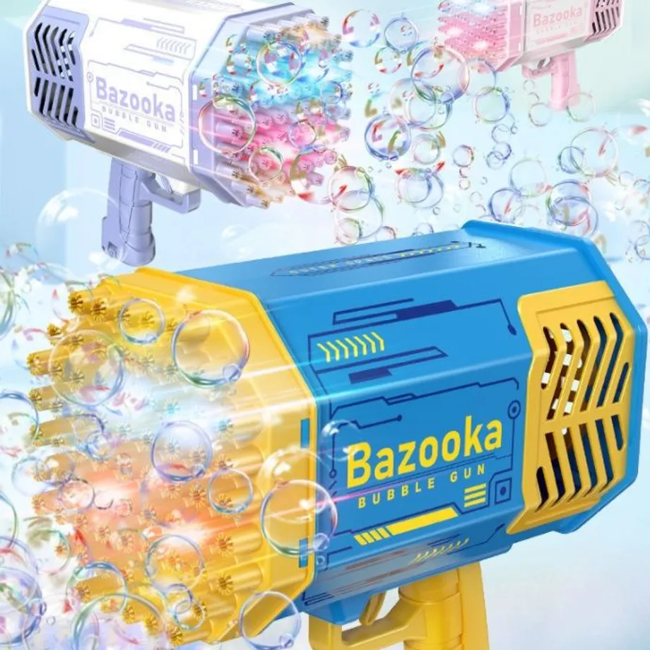 Dětský bublinkový svítící bublifuk Bazooka