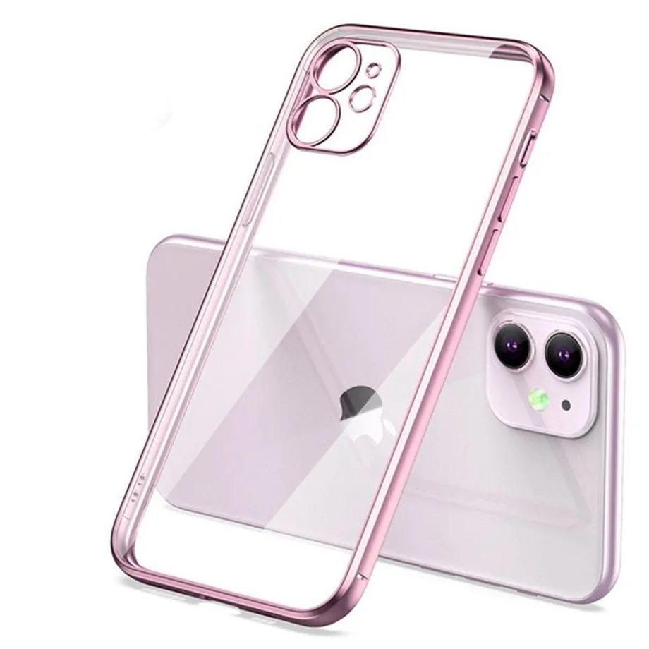 Luxusní silikonový kryt pro iPhone 11, 12, 13 Pro, Max Mini, X, XR 7, 8 Plus, SE 2020