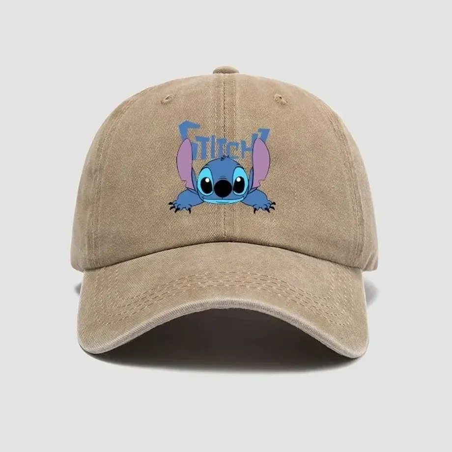 Dětská unisex trendy stylová kšiltovka s motivem oblíbené postavičky Stitch