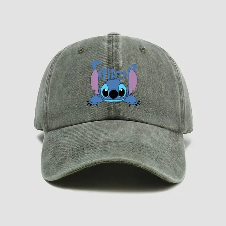 Dětská unisex trendy stylová kšiltovka s motivem oblíbené postavičky Stitch