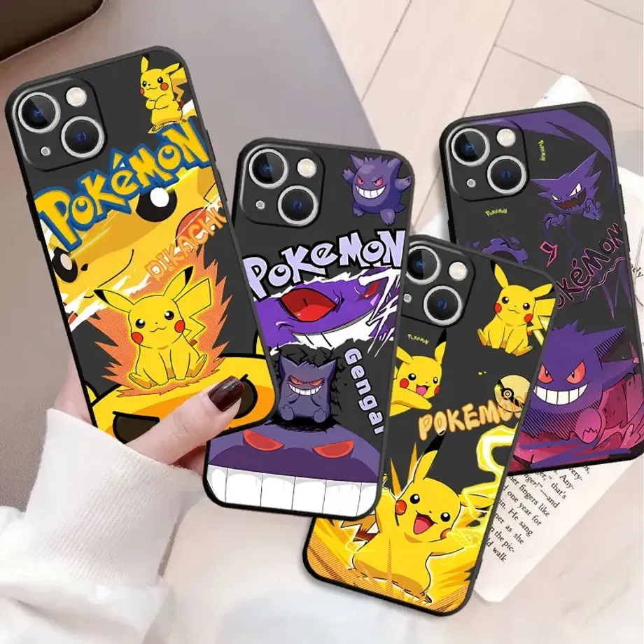 Stylový kryt s různými motivy Pokémon na telefony iPhone