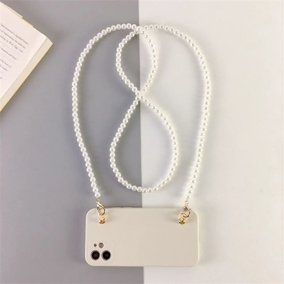 Krásné perličkové crossbody pouzdro na iPhone