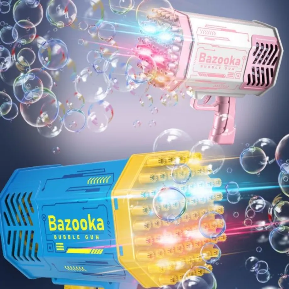 Dětský bublinkový svítící bublifuk Bazooka