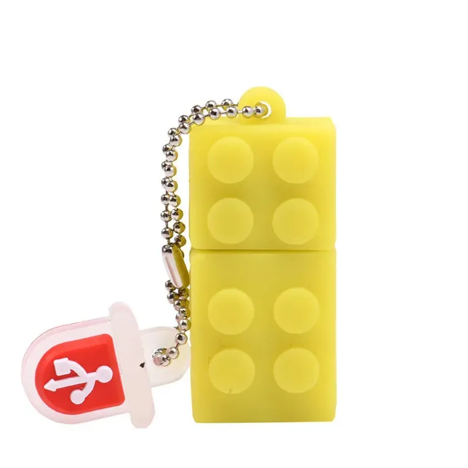 Stylový USB flash disk v provedení stavebnicové kostky