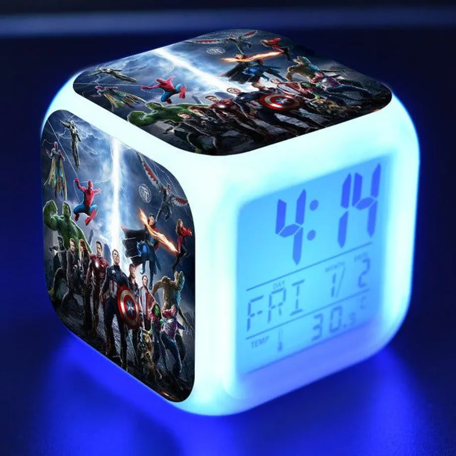 Digitální budík LED Marvel Avengers 5