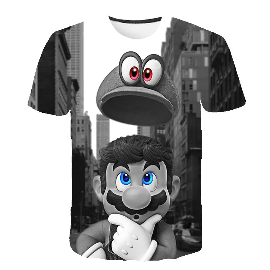 Krásné dětské tričko s 3D potiskem Mario 3122 4 roky