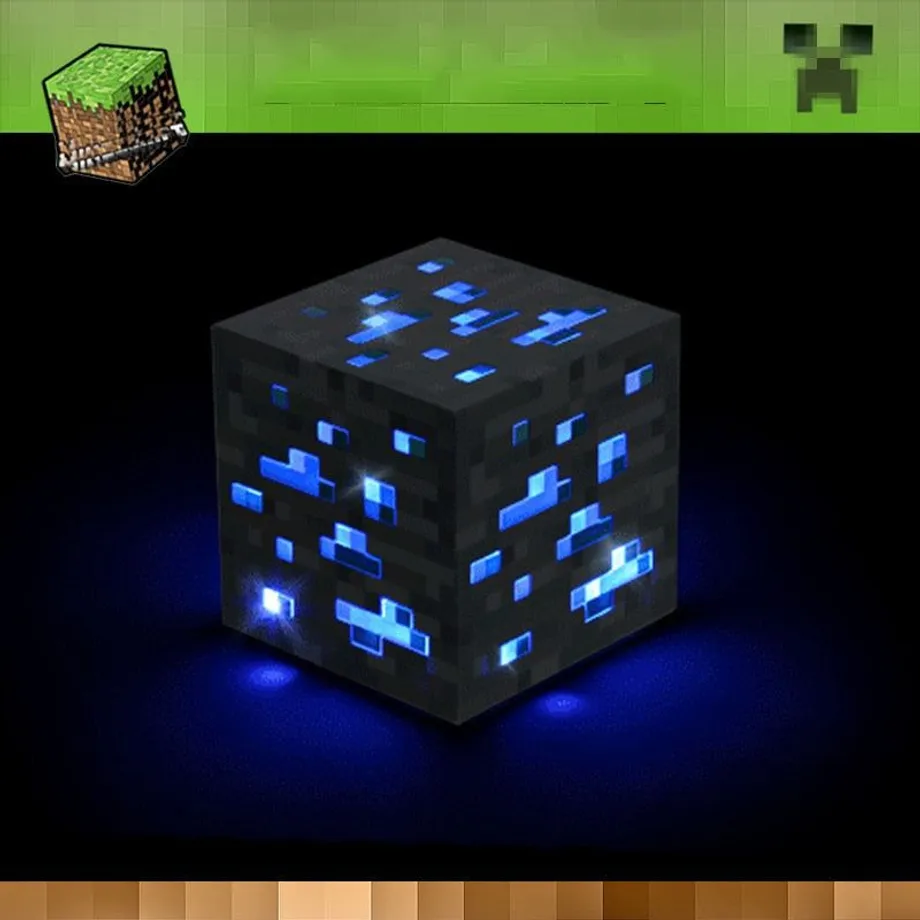 Minecraft Redstone noční lampa - lampa