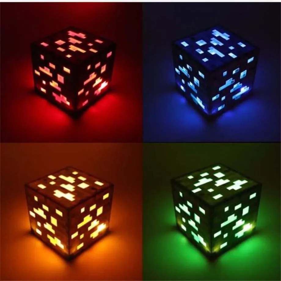 Minecraft Redstone noční lampa - lampa