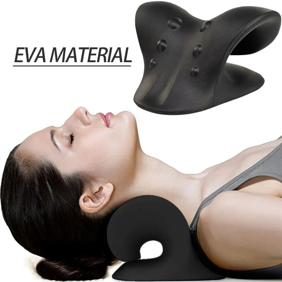 Krční ramenní natahovač Relaxer Cervical Chiropractic Traction Device Pillow for Pain Relief Cervical Spine Alignment Gift