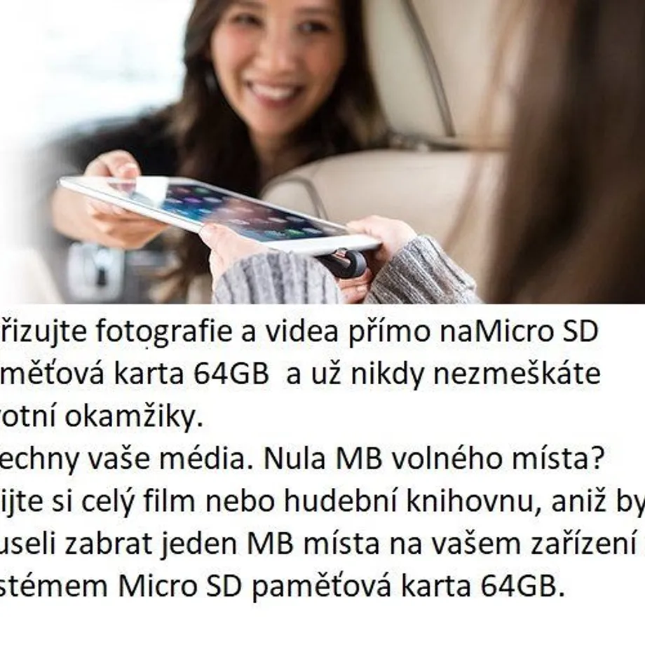 Memory card Micro SD paměťová karta 64GB