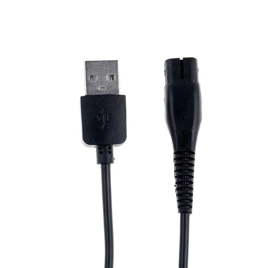 Napájecí USB kabel DC 2-vidlice pro elektrický holící strojek