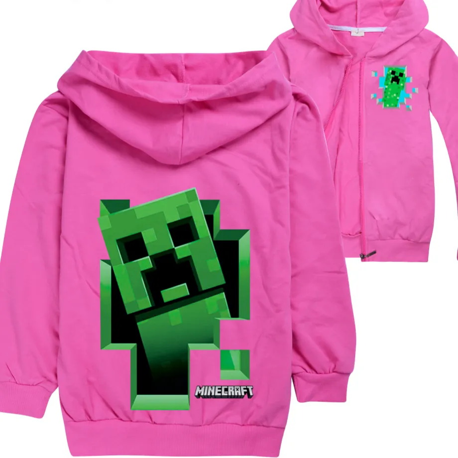 Minecraft mikina pro kluky i holky