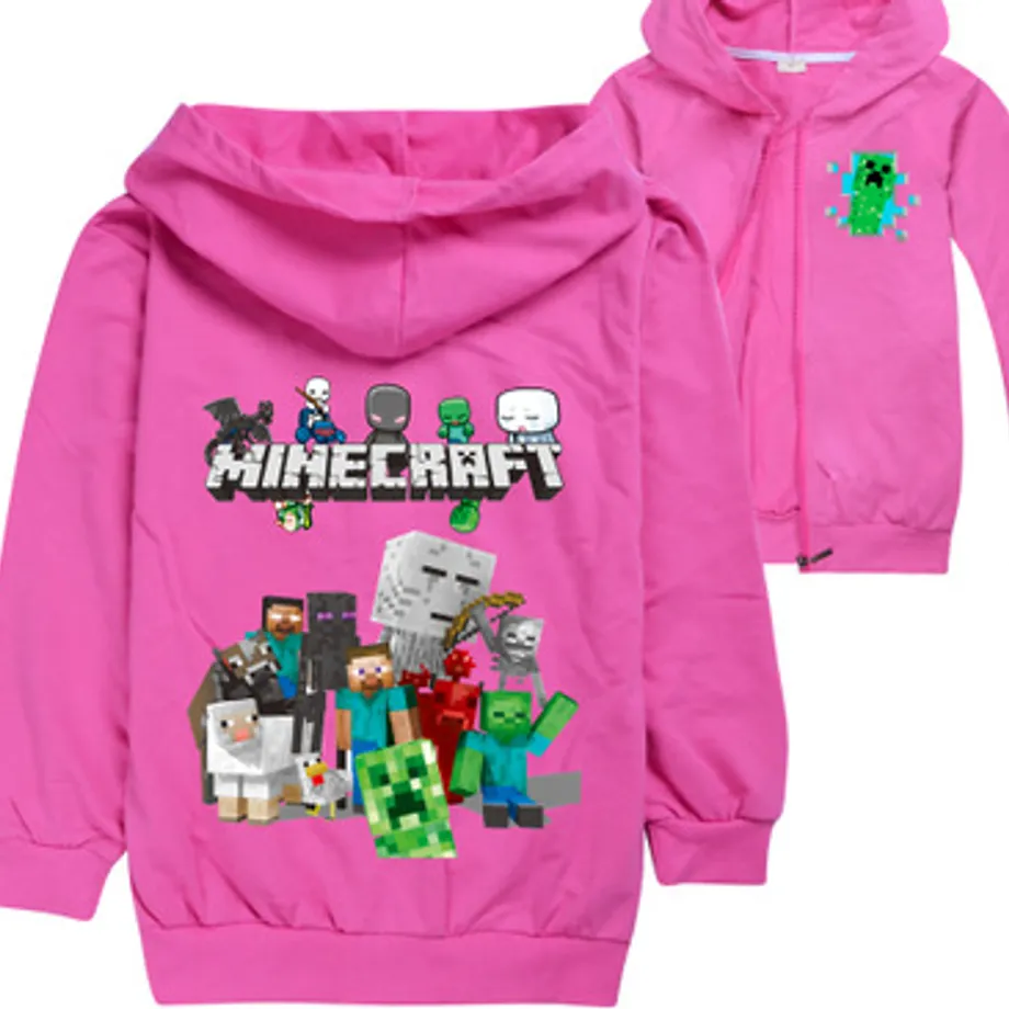 Minecraft mikina pro kluky i holky