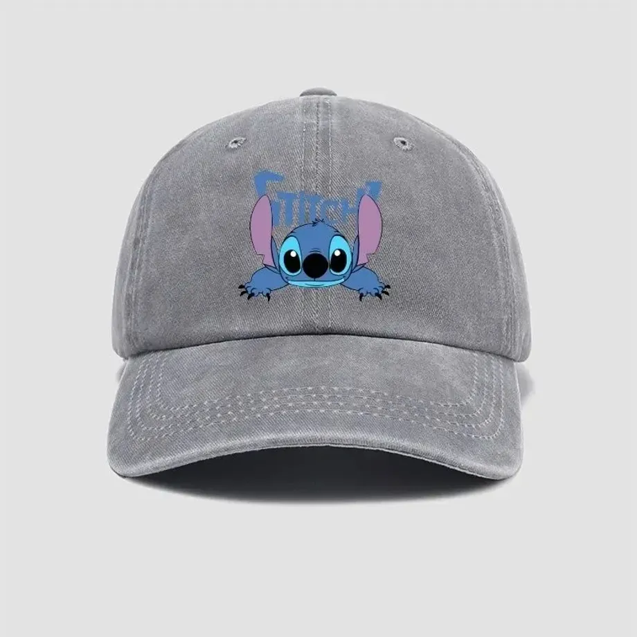 Dětská unisex trendy stylová kšiltovka s motivem oblíbené postavičky Stitch