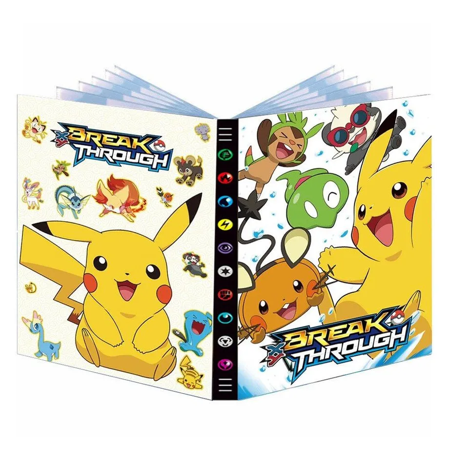 Stylové album na sběratelské kartičky s motivy Pokémon