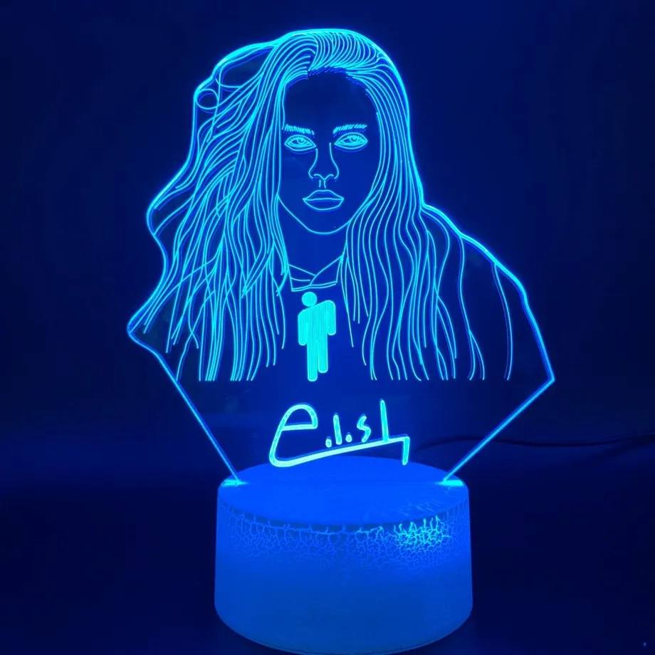 Stylová stolní lampa Billie Eilish