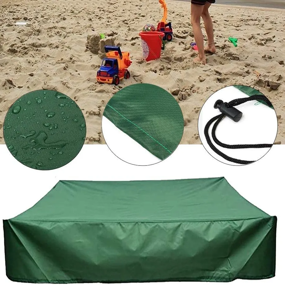 Čtvercová prachotěsná ochrana Beach Sandbox Canopy Vodotěsné pískoviště Pool Cover