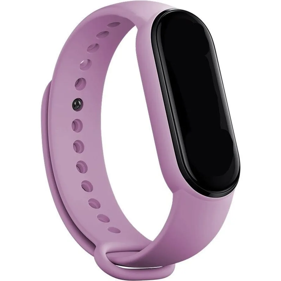 Silikonový řemínek pro Xiaomi Mi Band 5 / 6 Anthony silikonovy-reminek-pro-xiaomi-mi-band-5-6-t863-svetle-fialova