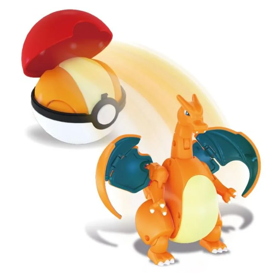 Figurka Pokémon s Pokeballem - Charizard