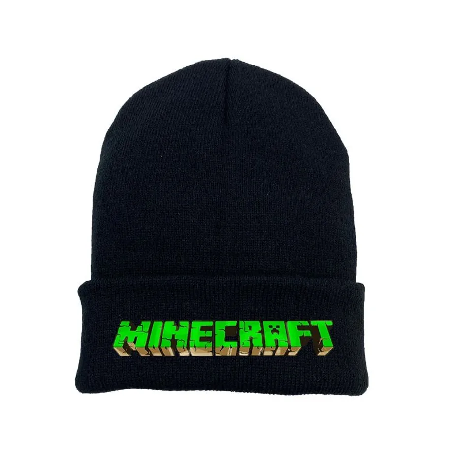 Dětská zimní čepice s potiskem Minecraft