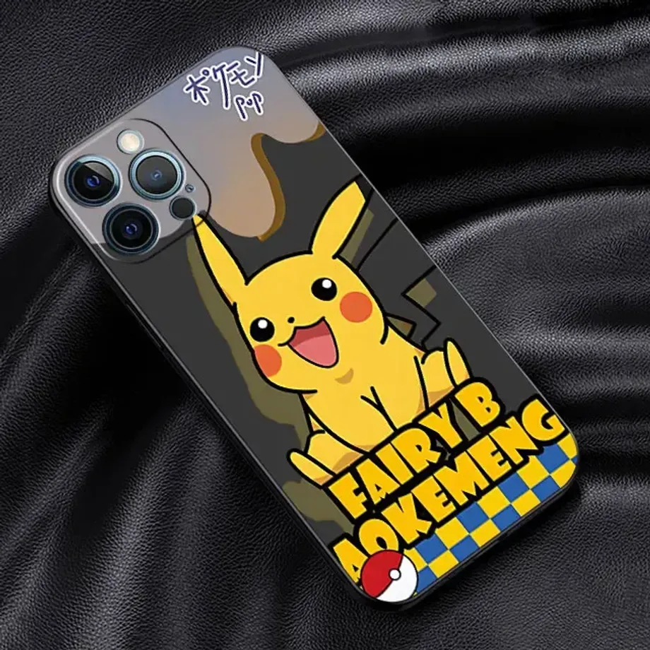 Stylový kryt s různými motivy Pokémon na telefony iPhone