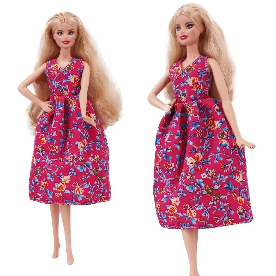 Šaty Longuette pro panenky Barbie