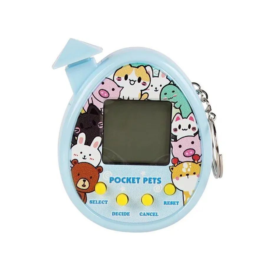 Dětské zábavné elektronické Tamagotchi zvířátko s přívěskem - různé druhy