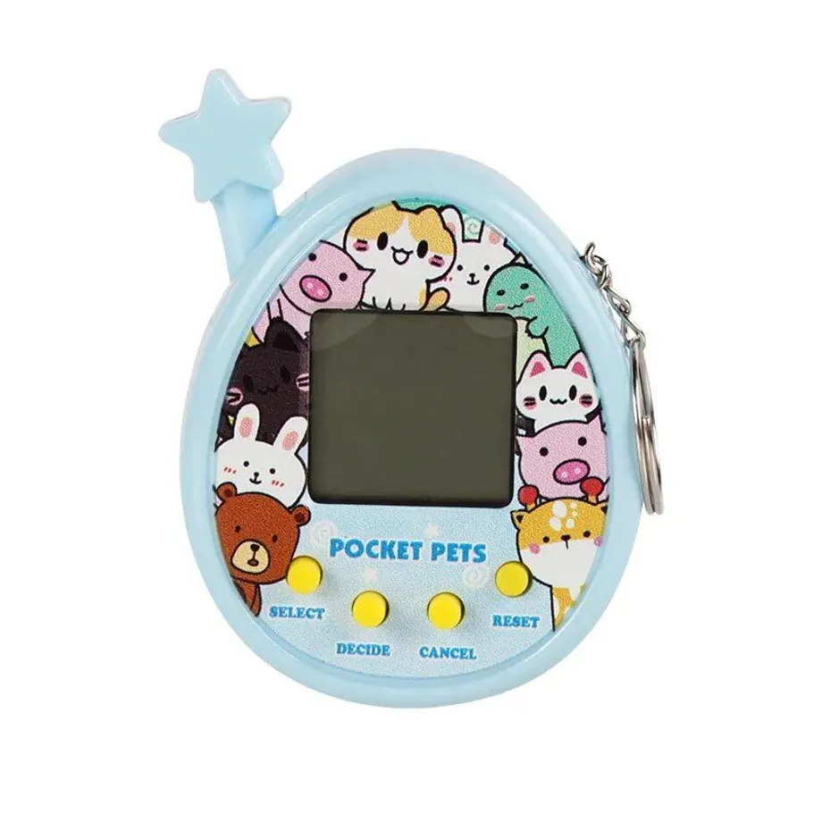 Dětské zábavné elektronické Tamagotchi zvířátko s přívěskem - různé druhy