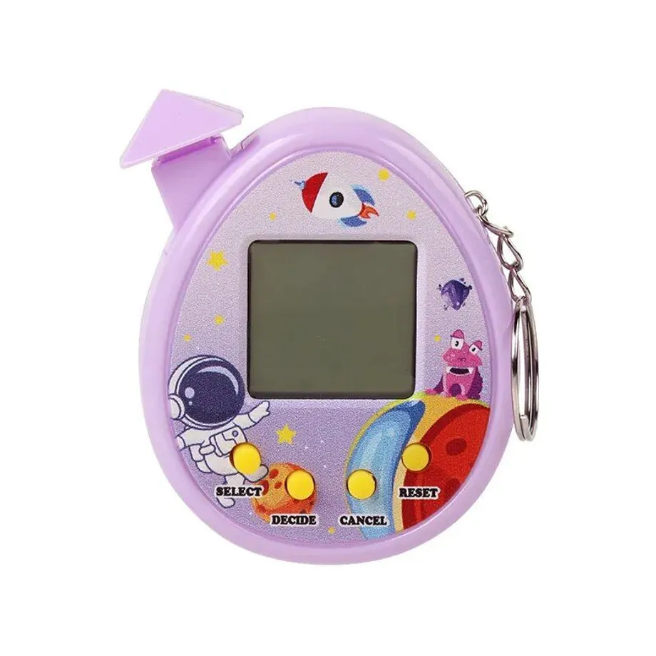 Dětské zábavné elektronické Tamagotchi zvířátko s přívěskem - různé druhy