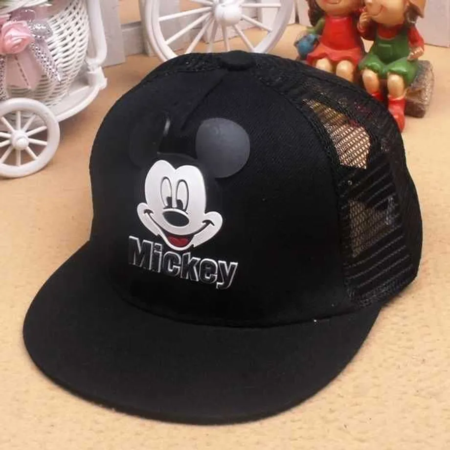 Dětská stylová kšiltovka s nášivkou Mickey Mouse - různé barvy